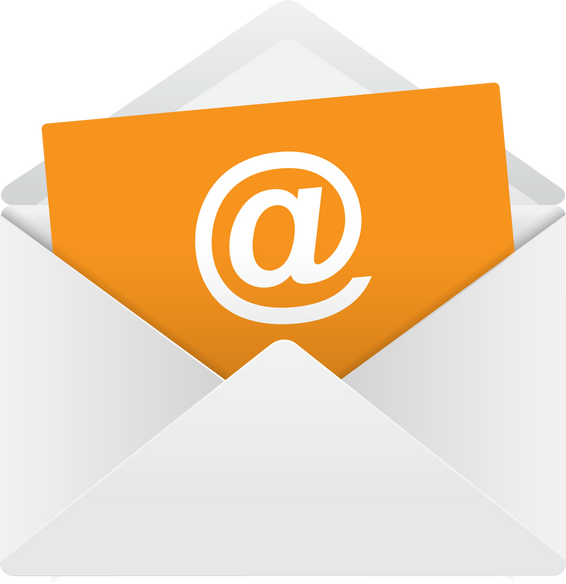 E-mail address in envelope